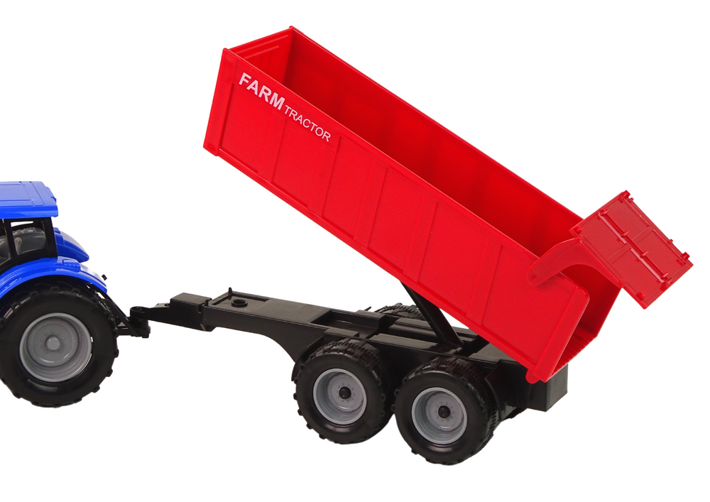 Traktorius su priekaba Lean Toys