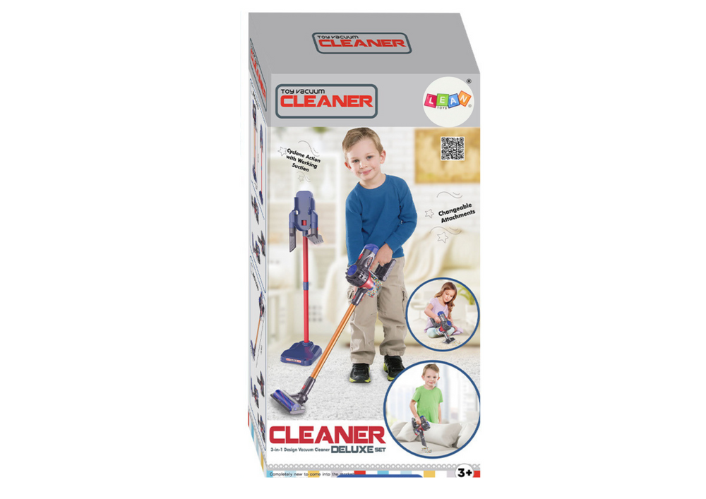 Lean Toys Žaislinis dulkių siurblys vaikams su šviesomis ir garsais