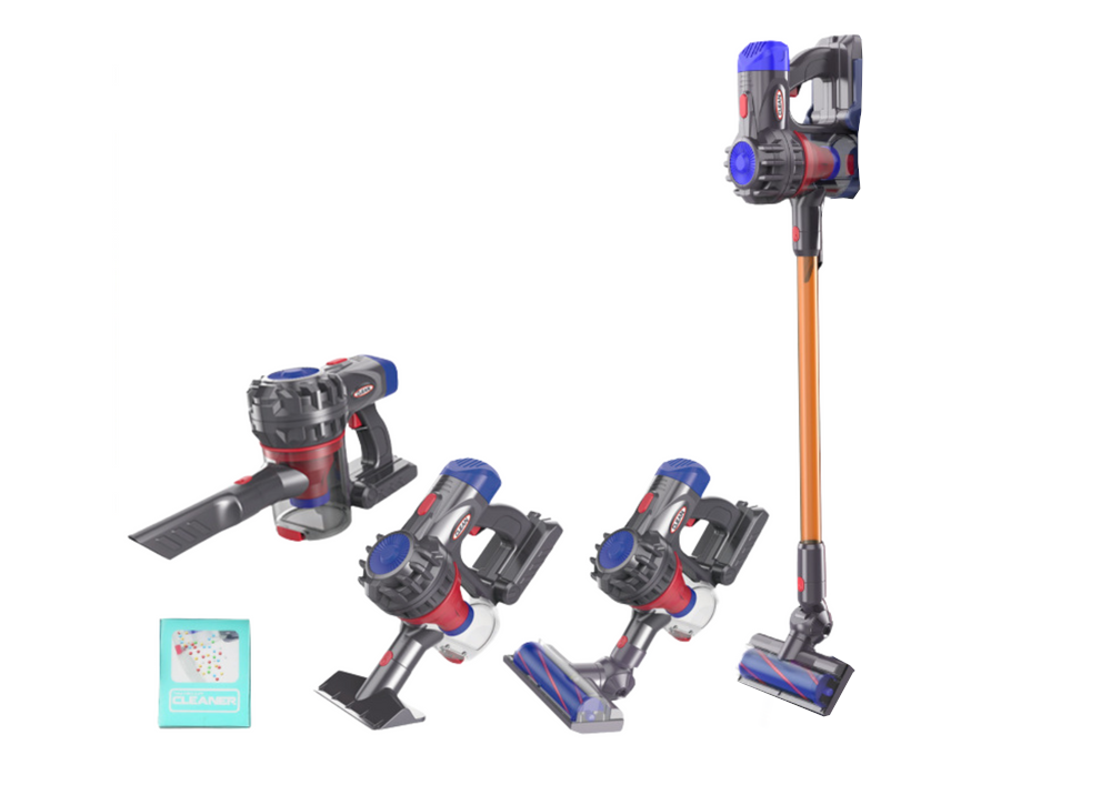 Lean Toys Žaislinis dulkių siurblys vaikams su šviesomis ir garsais