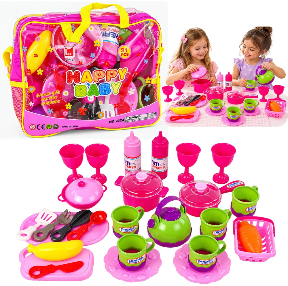 Žaislinis indų rinkinys vaikams Lean Toys 31 dalis
