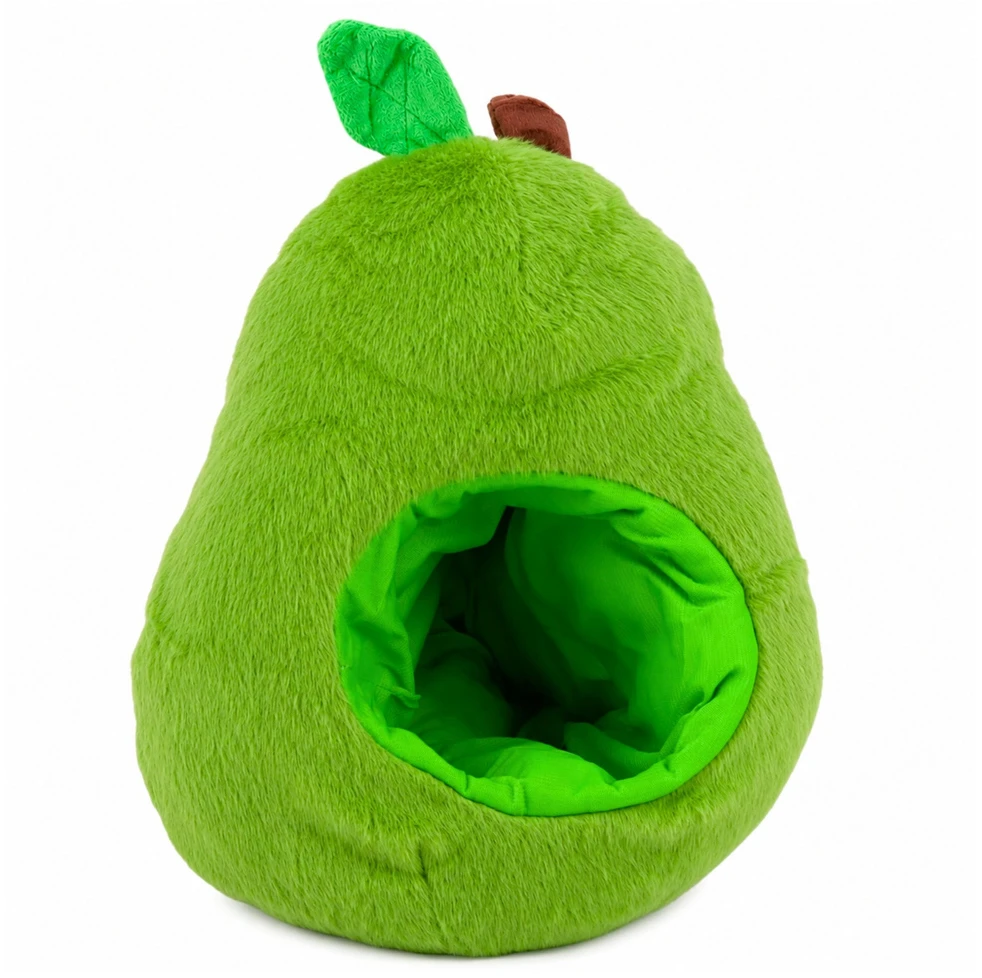 Lean Toys Pliušinis žaislas „Avokadas su kapibara“ 2 viename, žalias, 35 × 30 × 20 cm