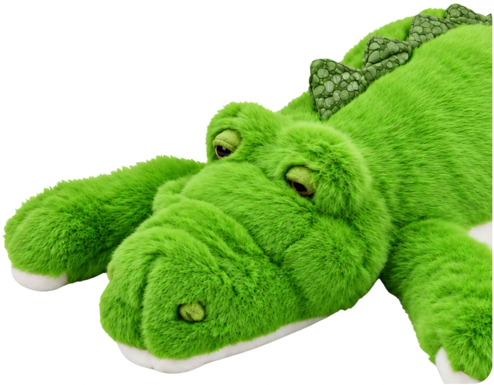 Lean Toys Pluszowy Krokodyl Maskotka Przytulanka Obciążeniowe Łapki Žalias 120 cm