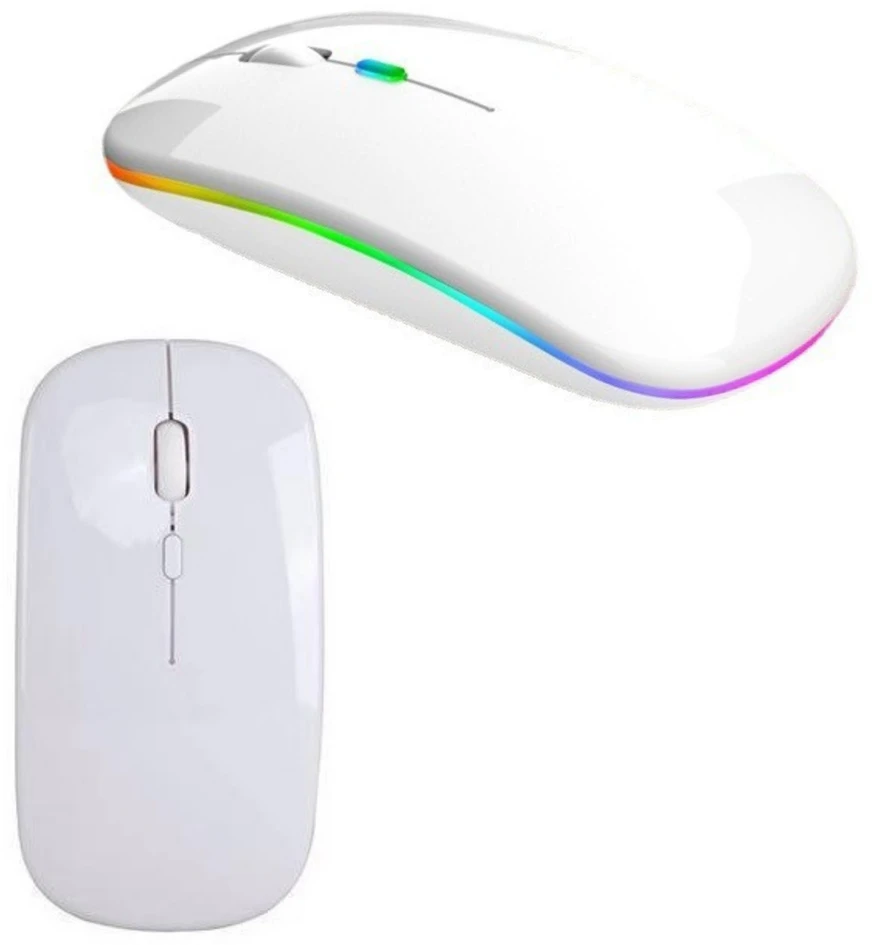 Lean Belaidė ergonominė balta pelė