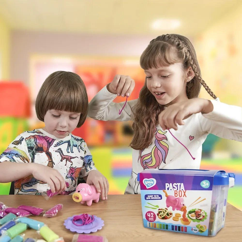 Maksik Okto Gluty Maksik Ciastolina Creativity rinkinys Makaronų dėžutė 41138 UA