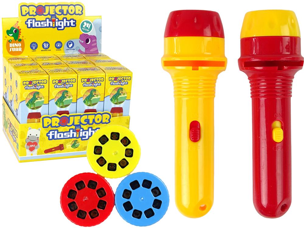 Lean Toys Vaikiškas projektorius su 3 keičiamomis plokštelėmis