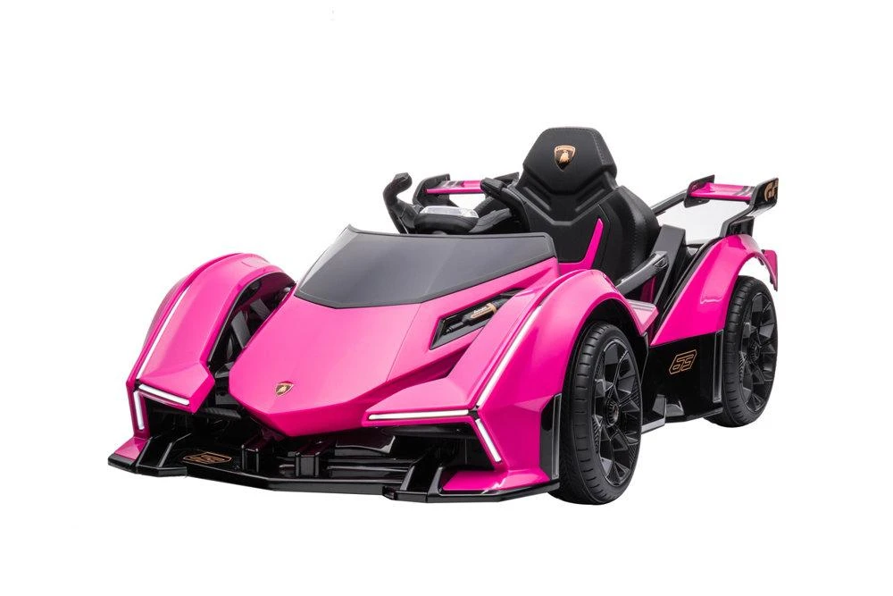 Lean Cars Vienvietis elektromobilis vaikams Lamborghini GT HL528, rožinis