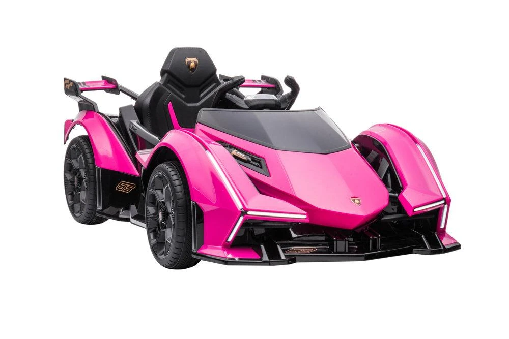 Lean Cars Vienvietis elektromobilis vaikams Lamborghini GT HL528, rožinis