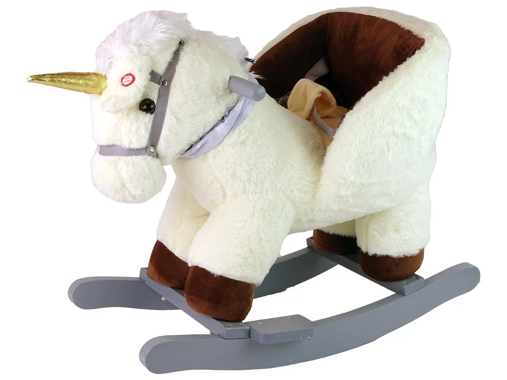 Lean Toys Supamas arkliukas vienaragis 48 cm
