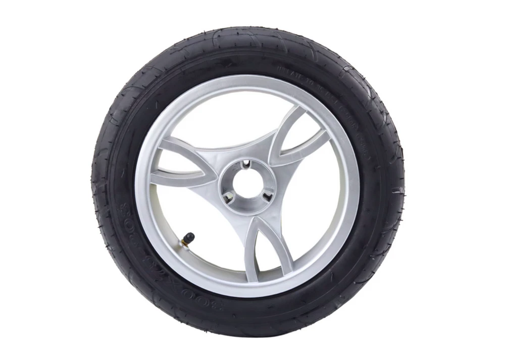 Lean Cars Priekinis plastikinis ratas PRO700 su pripučiama gumine padanga