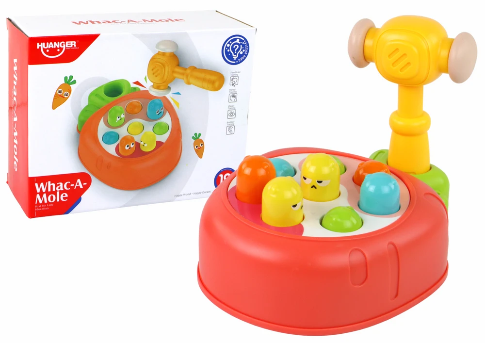 Lean Toys Spalvingas Morkos formos Muzikos Žaidimas Vaikams