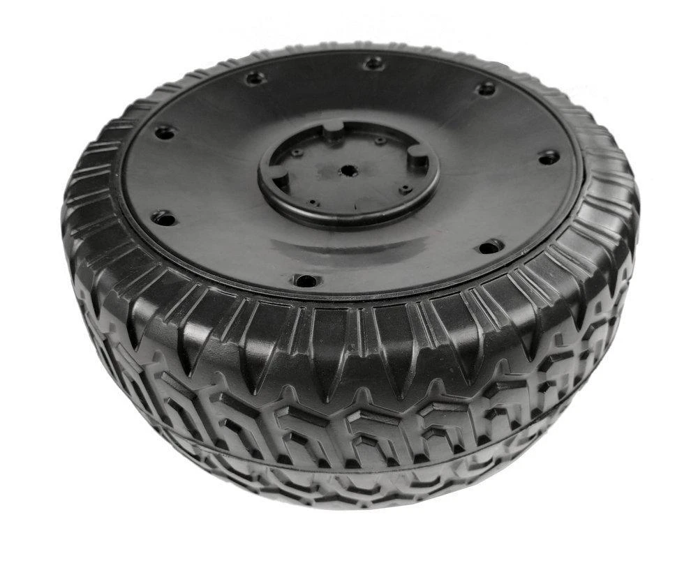 Juodas 33x13 cm elektrinio automobilio ratas