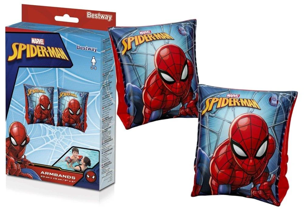 BESTWAY plaukimo rankovės Spiderman 23x15cm, 98001