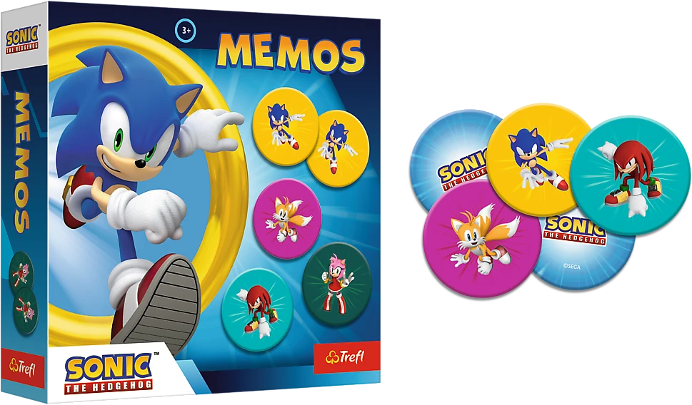 Trefl SONIC THE HEDGEHOG Žaidimas Memo „Sonic“