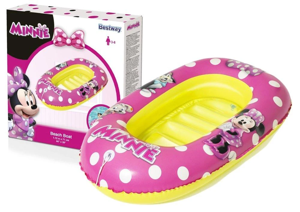 Pripučiama valtelė vaikams Bestway Minnie, rožinė