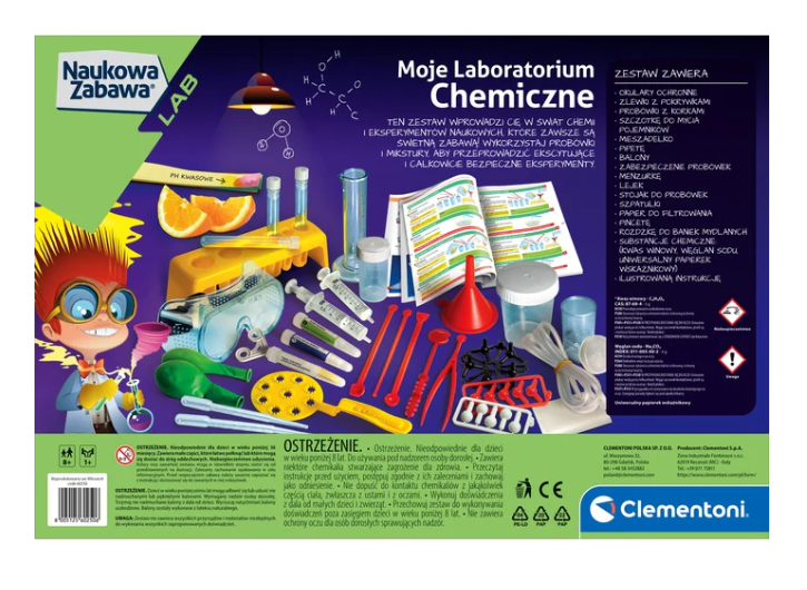 Chemijos laboratorija Clementoni, mokslo įdomybės