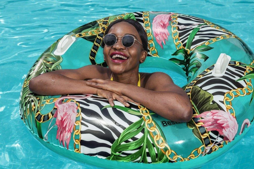Pripučiamas plaukimo ratas Bestway, 114 cm