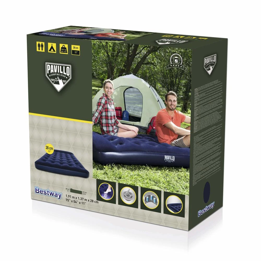 Bestway 67225 pripučiamas čiužinys Dvivietis čiužinys Mėlyna