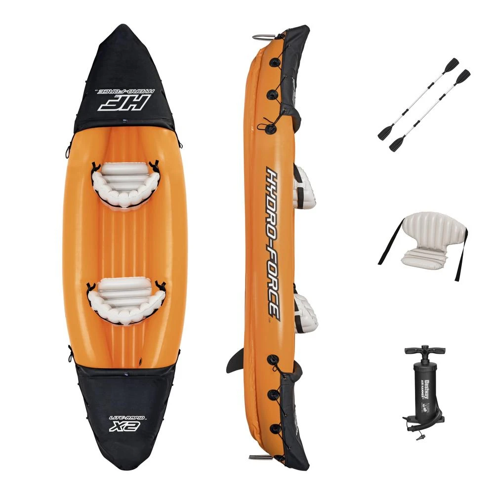 Bestway Hydro-Force Lite-Rapid x2 Pripučiamos baidarės rinkinys