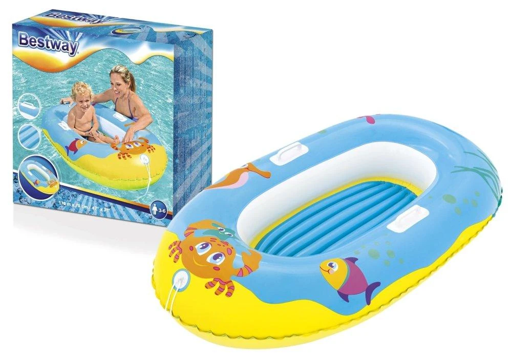 BESTWAY valtis Happy Crustacean Junior 1,19m x 79cm., assorti, 34009
