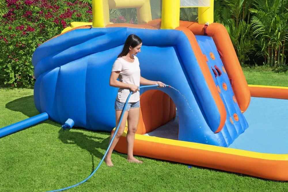 Bestway didžiulė VANDENS ŽAIDIMŲ AIKŠTELĖ 551x502x265cm čiuožykla 53377