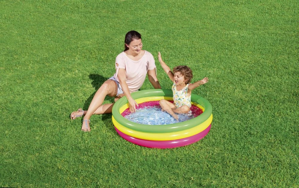 BESTWAY pripučiamas baseinas 102cm x 25cm, 51104