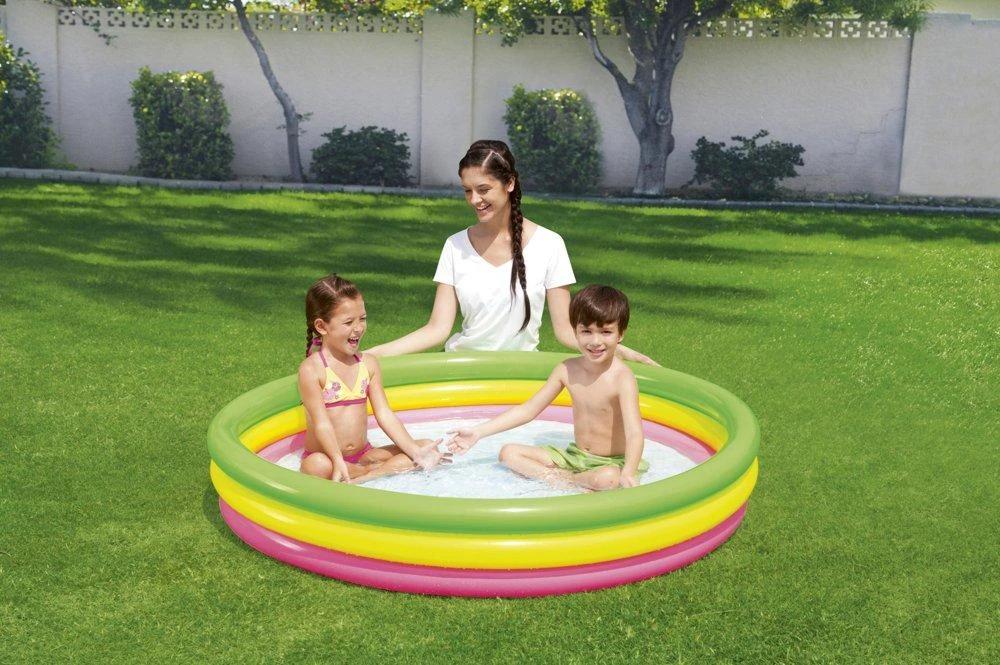 BESTWAY pripučiamas baseinas RAINBOW 152 cm x 30 cm (51103)