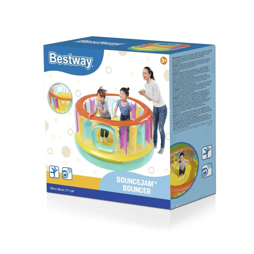 Pripučiamas batutas Bestway BounceJam, 180 x 86 cm