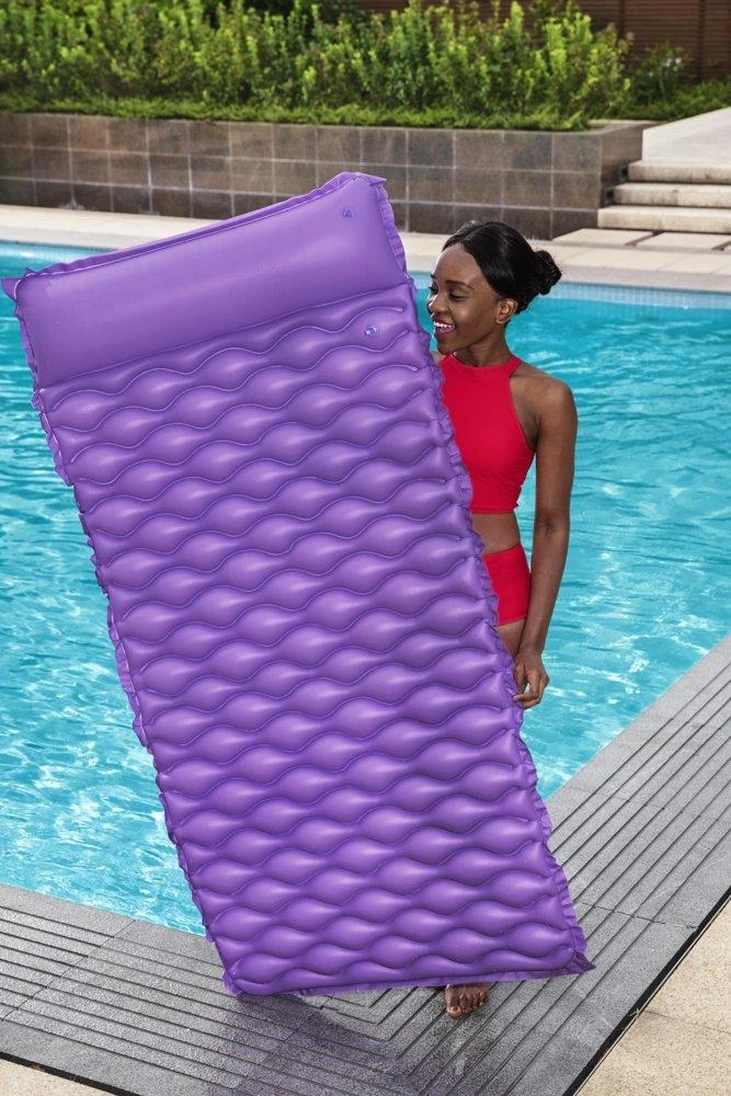 Pripučiamas paplūdimio čiužinys Bestway, 213 x 86 cm, violetinis
