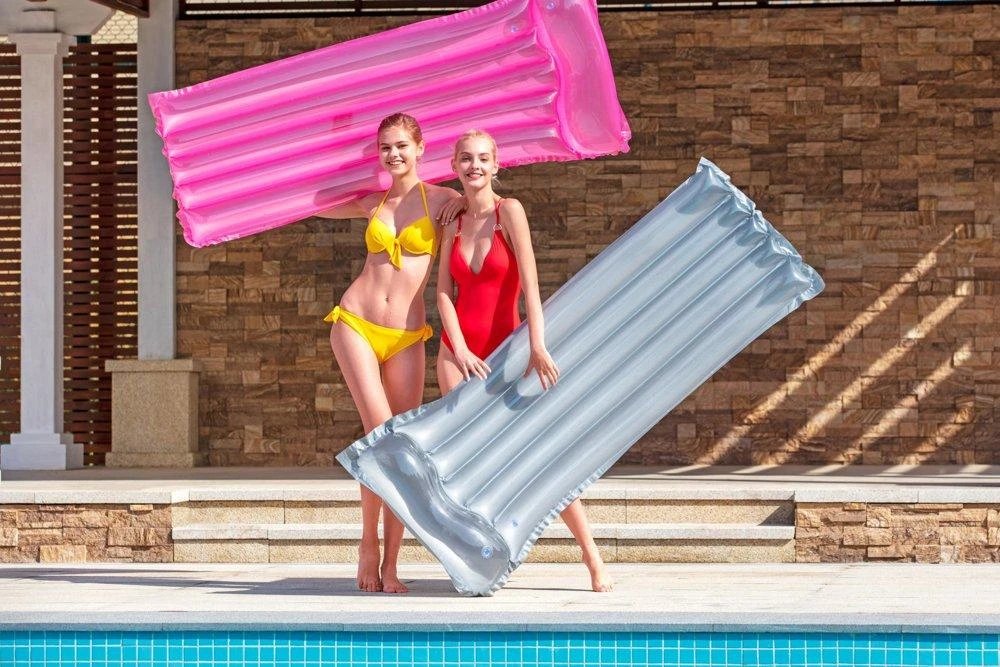 Pripučiamas plaukimo čiužinys Bestway, 183 x 76 cm, rožinis