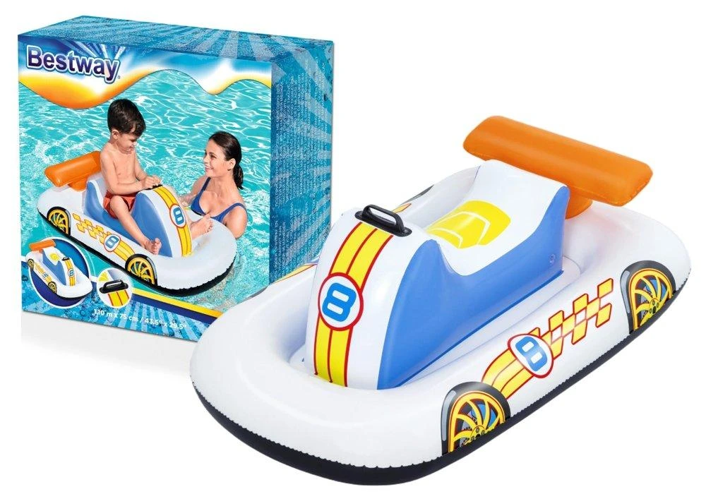 BESTWAY Pripučiamas sportinis automobilis 110x75cm.