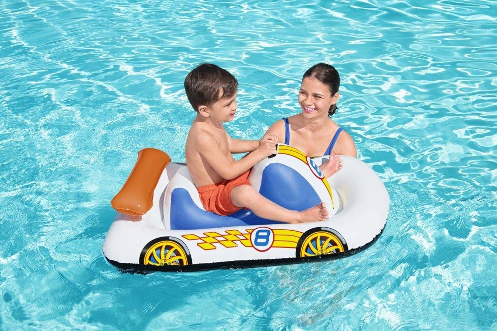 BESTWAY Pripučiamas sportinis automobilis 110x75cm.