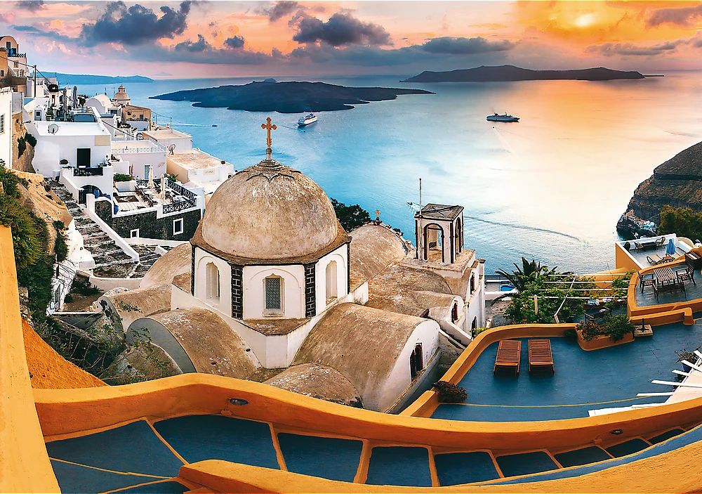 Trefl Dėlionė 1000 vnt. - Santorini