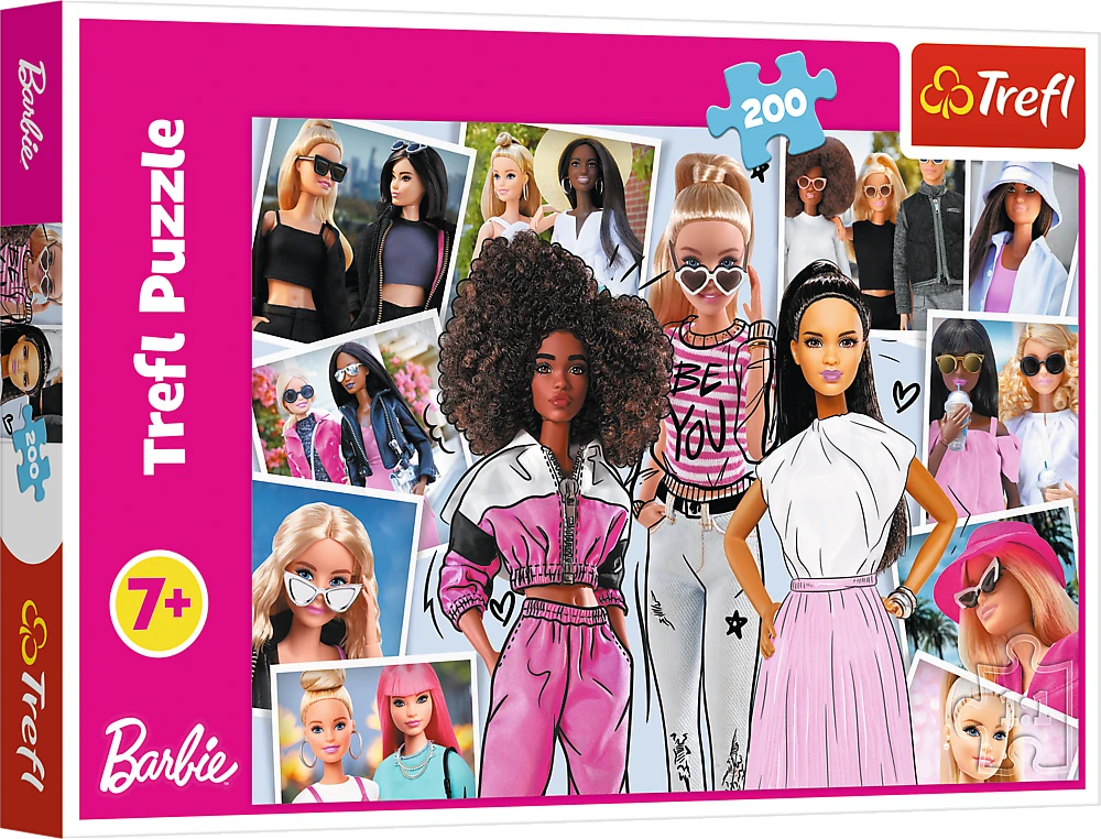 Trefl dėlionė 200 vnt. - Barbie