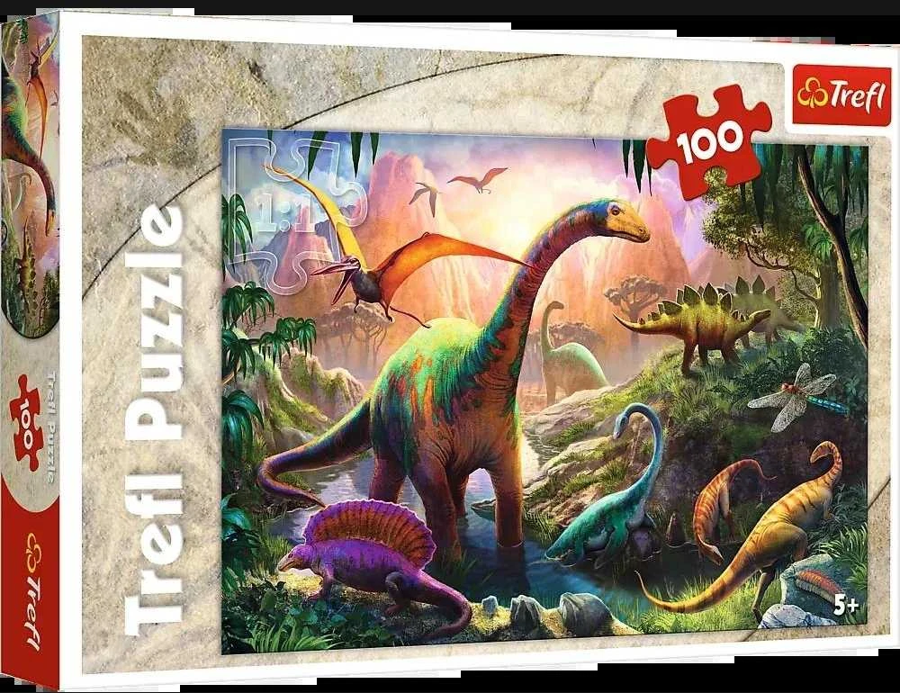 Trefl Dėlionė 100 vnt. - Dinozaurai