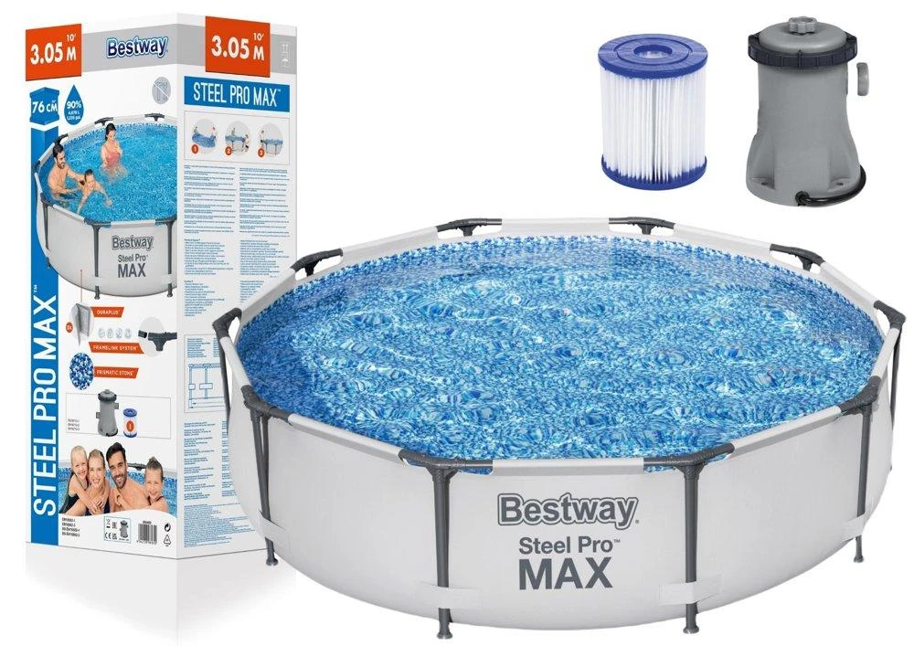 Bestway karkasinis baseinas Steel Pro Max 305x76cm (56408)