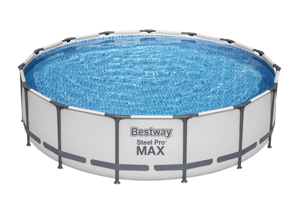 Karkasinis baseinas Bestway 56488 Steel Pro Max 457x107 cm, su filtru ...