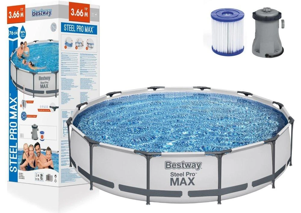 Bestway karkasinis baseinas 366cm Steel Pro Max (56416)