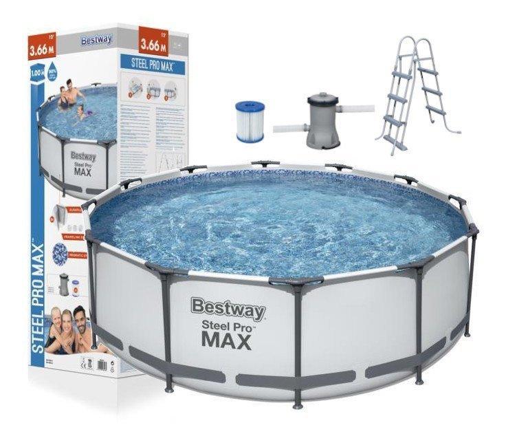 Karkasinis baseinas 366 x 100 cm Bestway 56418