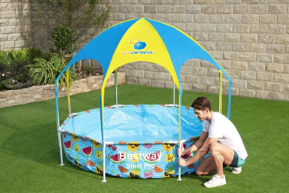 BESTWAY baseinas Pavėsyje purslų 2,44m x 51cm, 56432