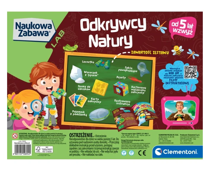 Clementoni Gamtos atradėjo mokslinis rinkinys