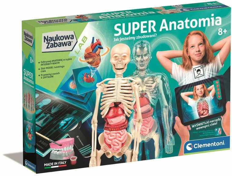 Naukowa Mokslo pramogos Super anatomija lenkų kalba Clementoni 50919
