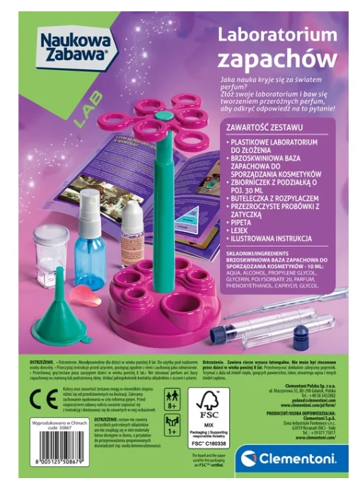 Kvapų laboratorija vaikams Clementoni 50867