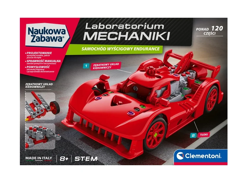 Clementoni Mechanikos laboratorija Raudona