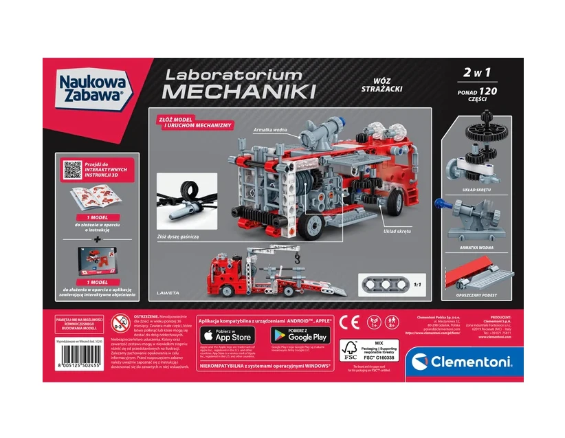 Clementoni Mechanikos laboratorija (raudona)