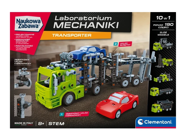 Clementoni Mechanikos laboratorija Transporteris