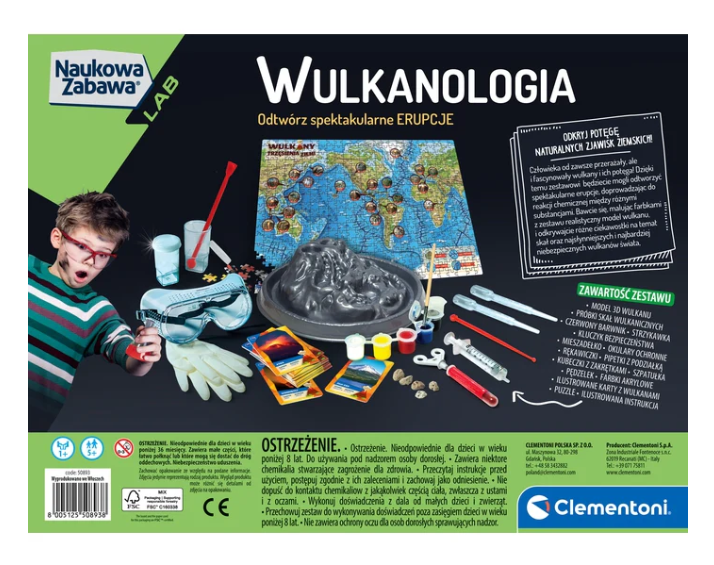 Kūrybinis žaidimas Vulkanas Clementoni