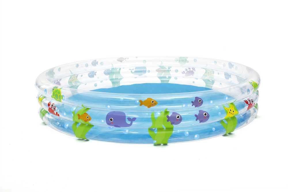 Bestway® vaikiškas pripučiamas baseinas Deep Dive Ø 183 x 33 cm, apvalus