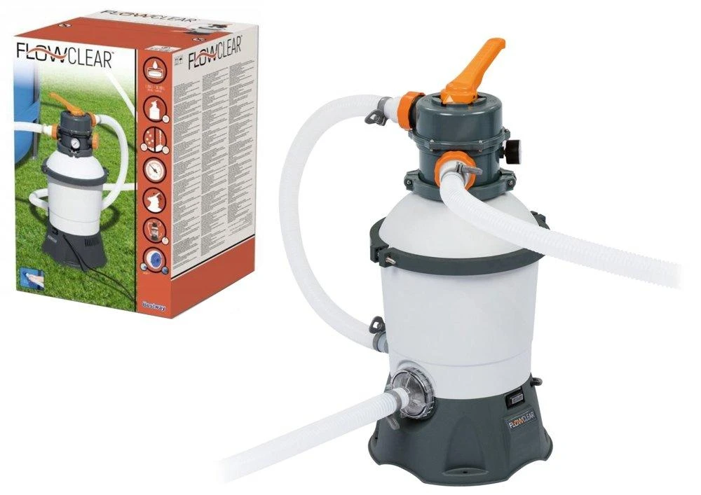 „Bestway“ smėlio baseino siurblys 3596 l/h, skirtas filtravimo rutuliams 58515