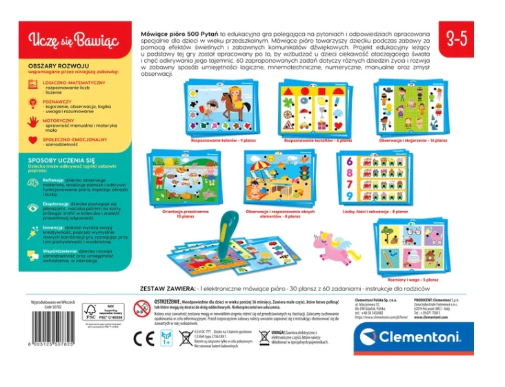 Clementoni Kalbantis rašiklis, lenkų kalba