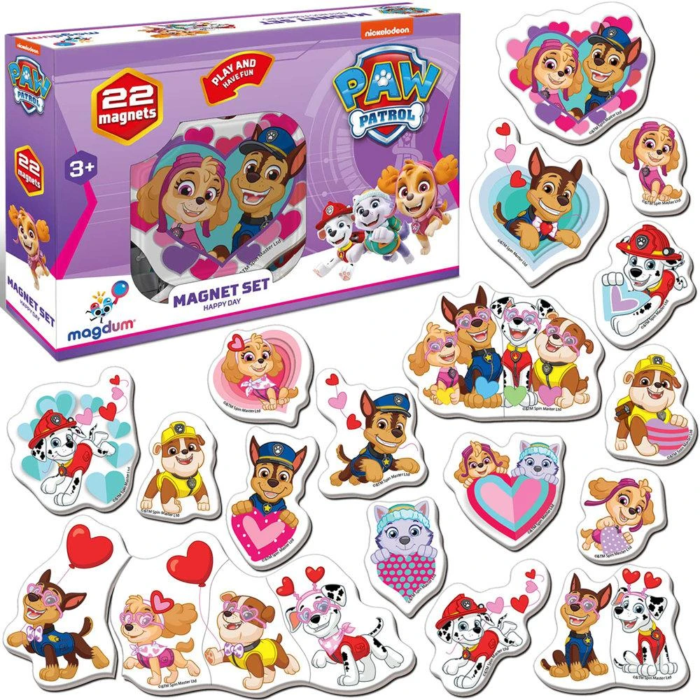 Technok Magnetukų rinkinys Paw Patrol Happy Day 22 vnt